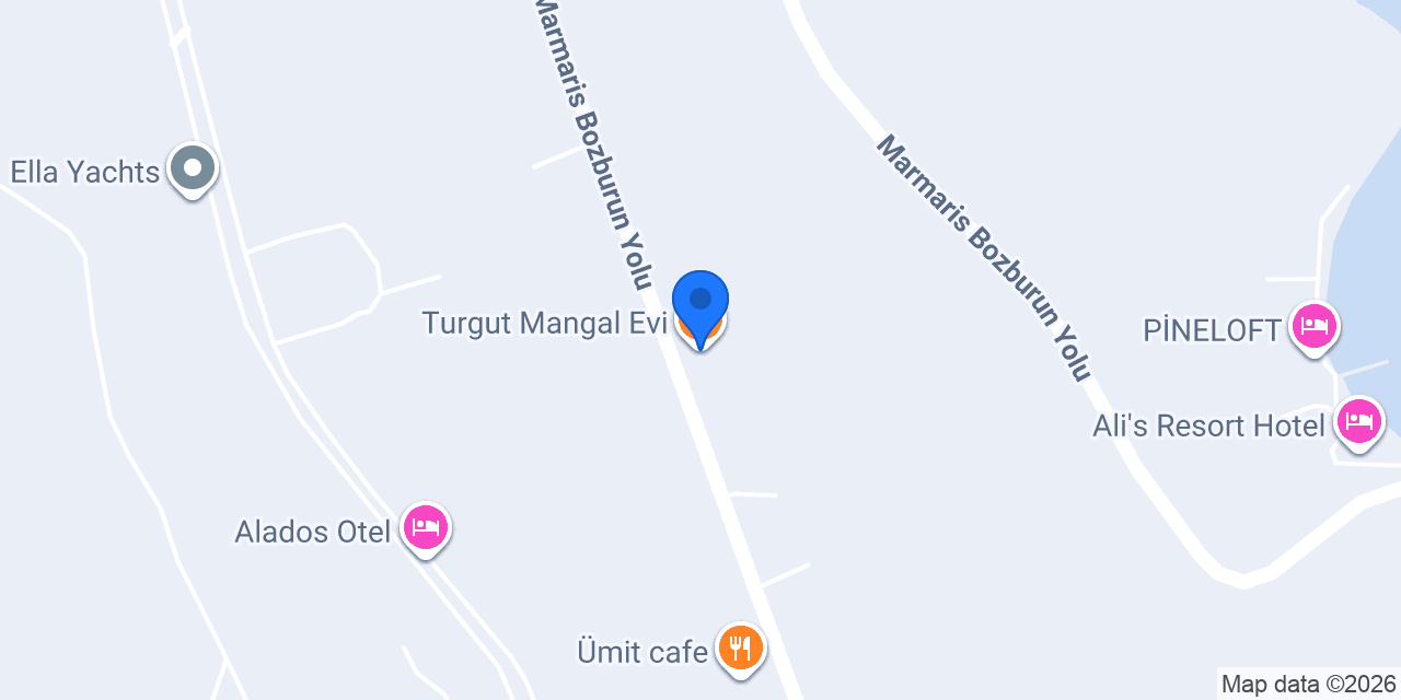 Turgut Mangal Evi konumu