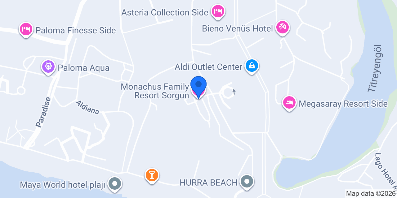 Monachus Family Resort Sorgun konumu
