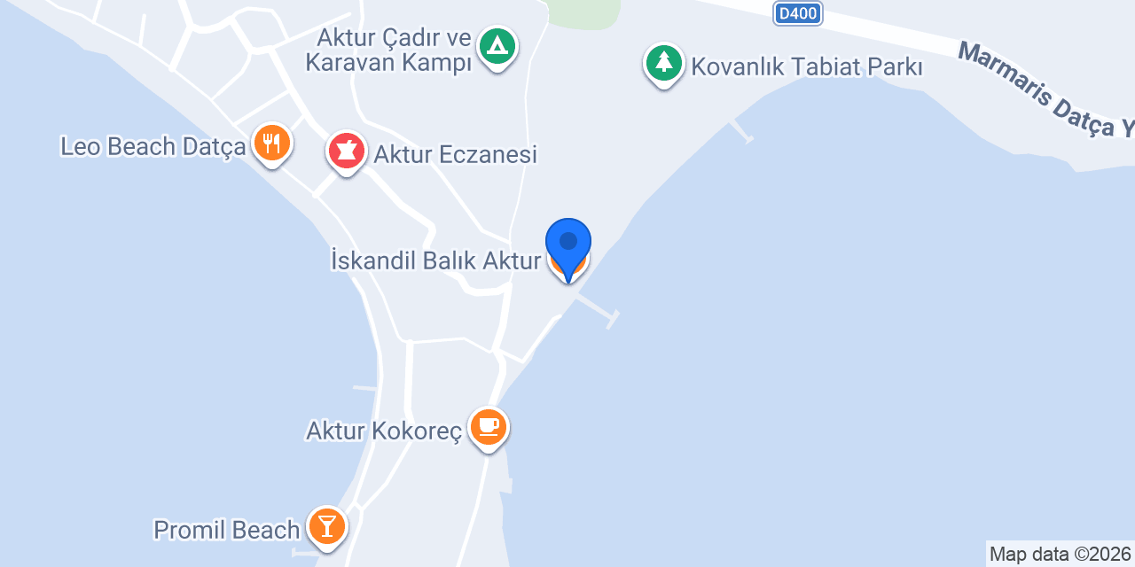 İskandil Balık Aktur konumu