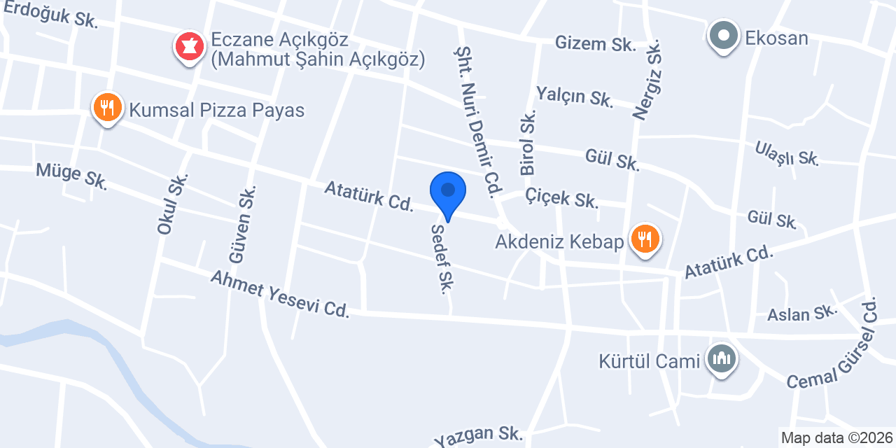 Hatay 5.noterliği konumu