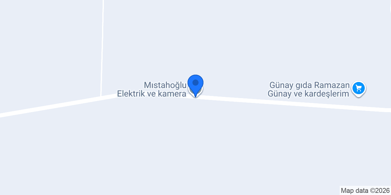 Mıstahoğlu Elektrik ve kamera konumu
