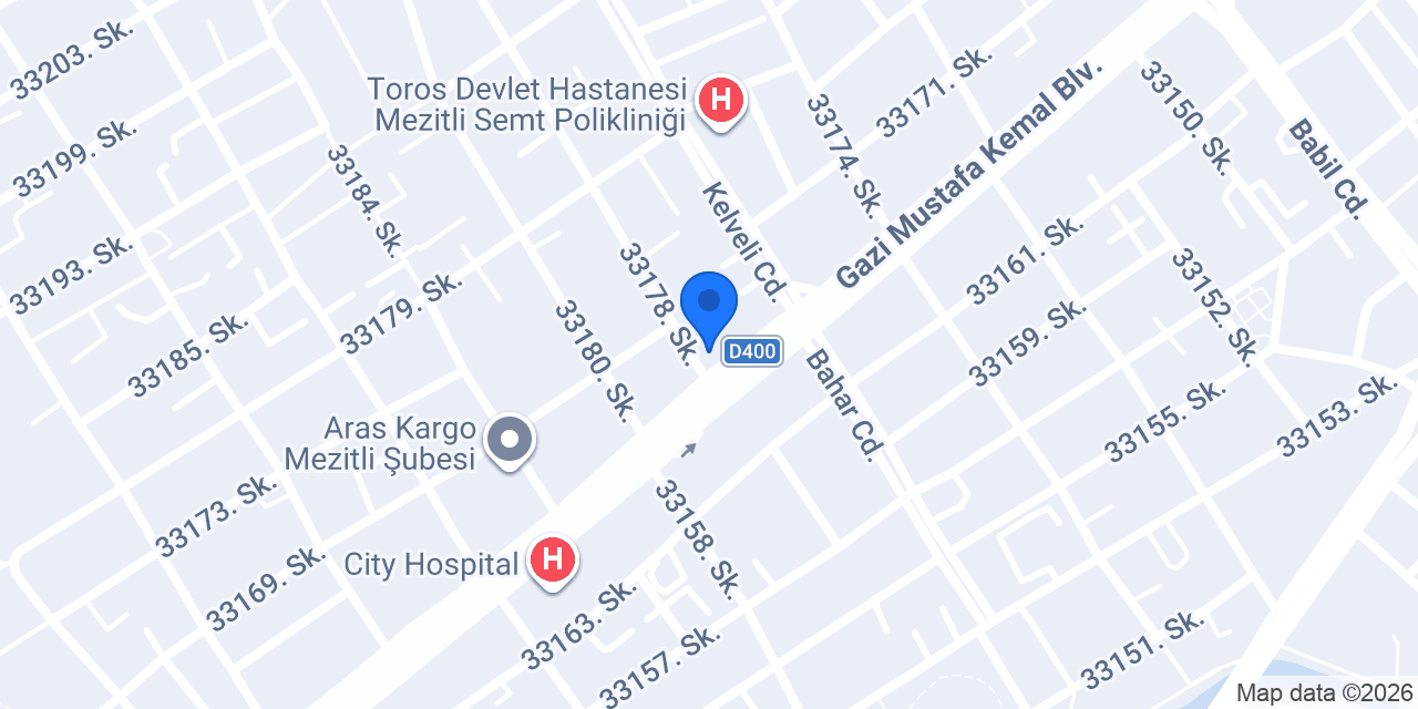 İsler Kitabevi Mezitli şube konumu