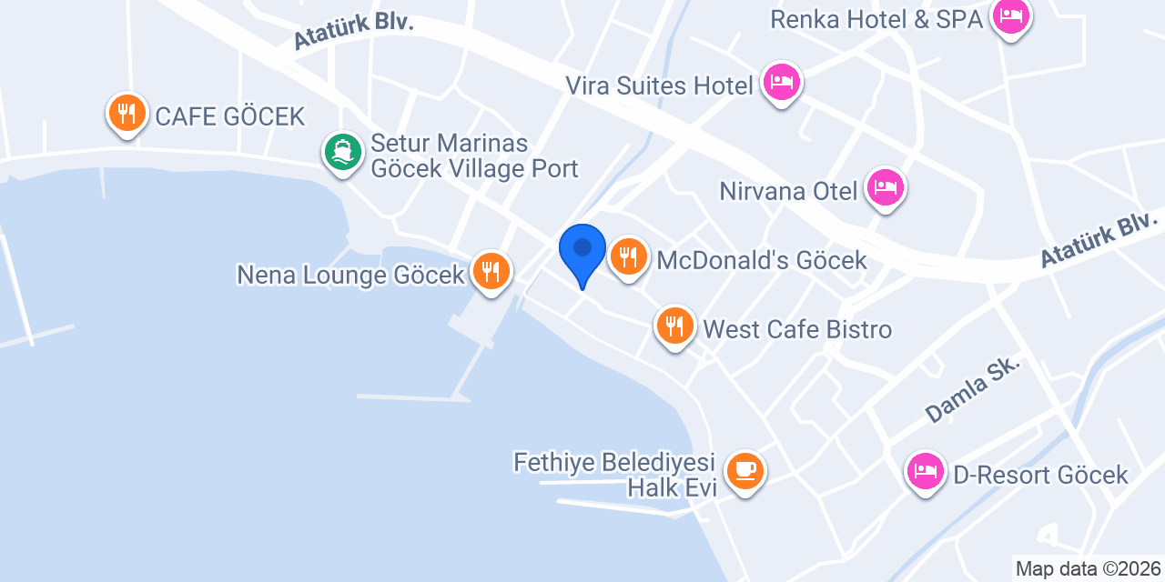 Göcek Ege Balık konumu