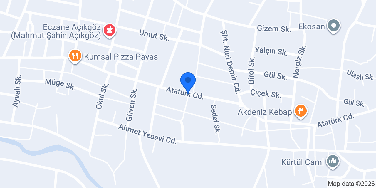 Gözde Kadayif konumu