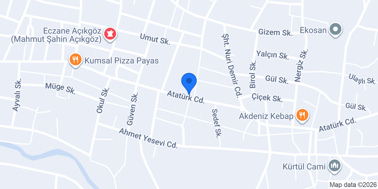 Bahçe Ayran Su konumu