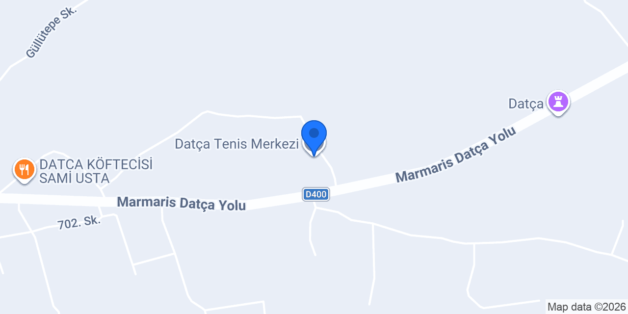 Datça Tenis Merkezi konumu