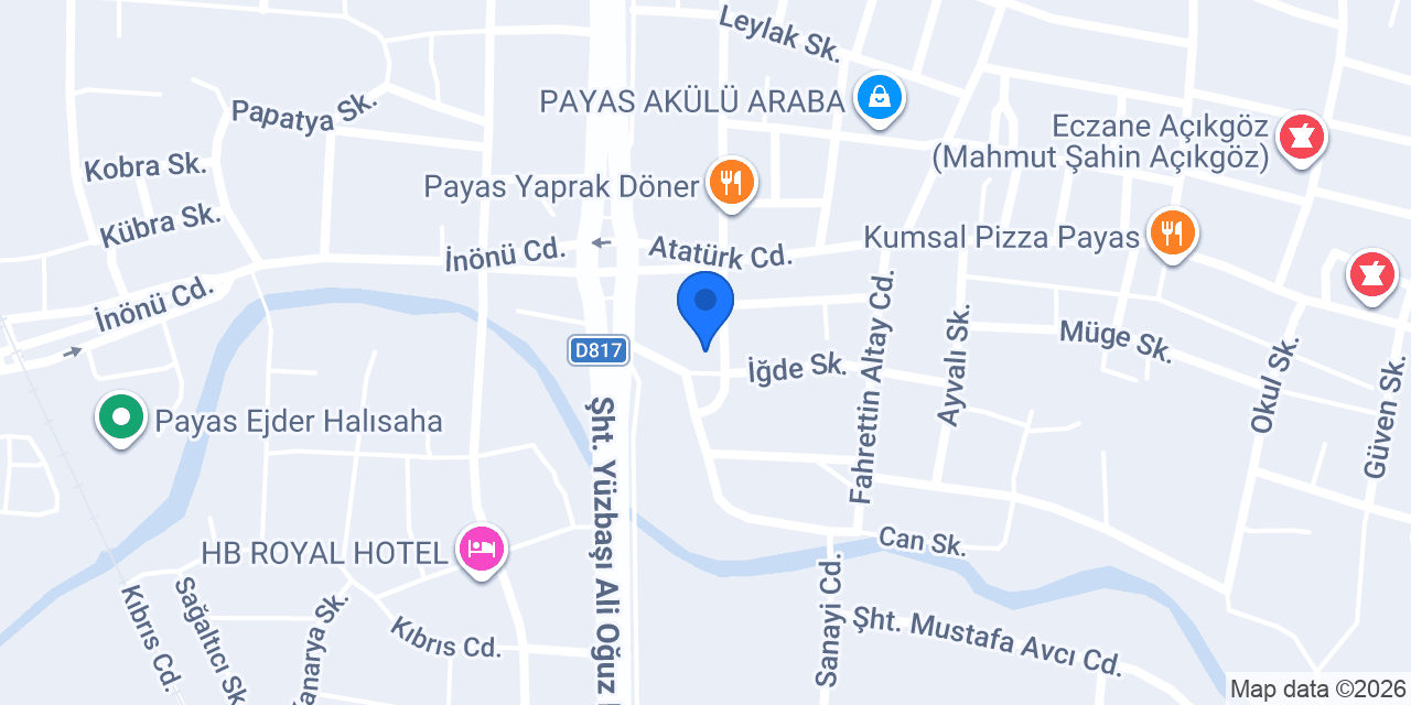 Okurlar Kırtasiye konumu