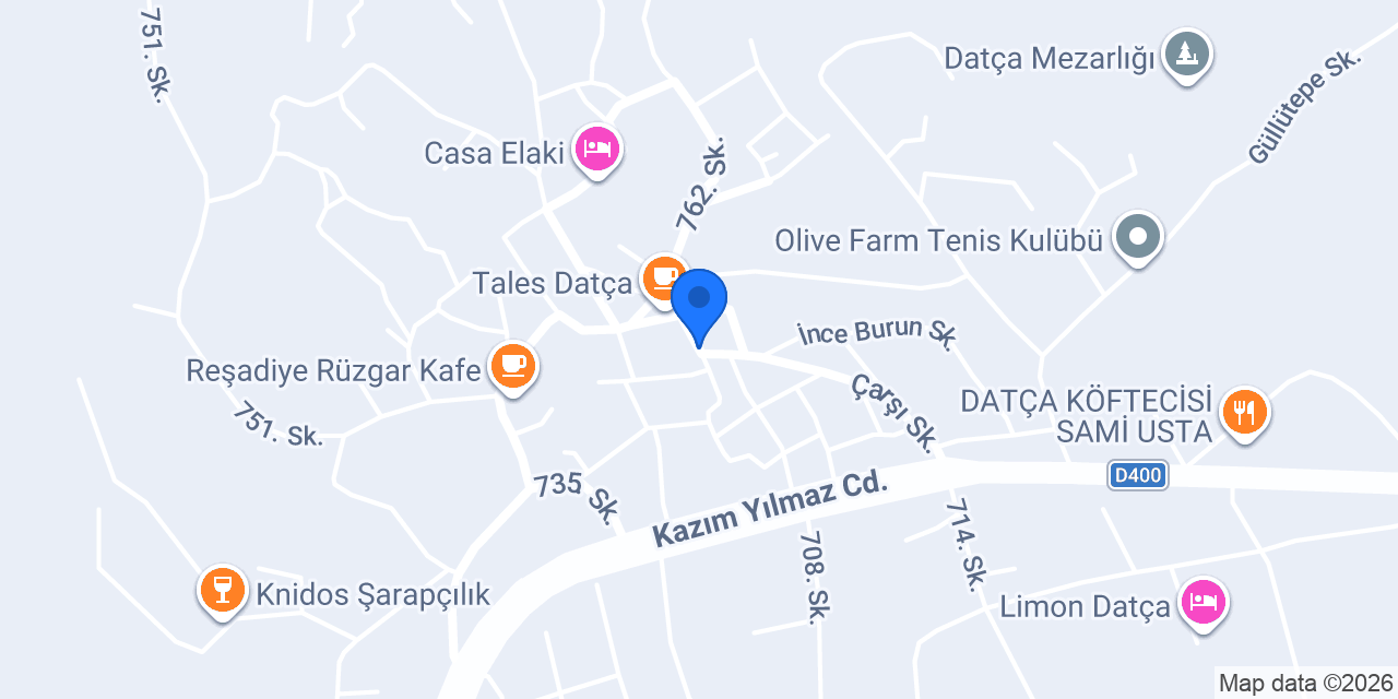 1022 Sayılı Datça Tarım Kredi Kooperatifi konumu