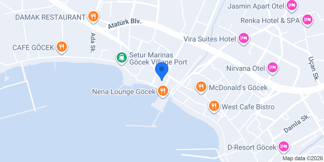 Göcek Yacht Pest Control konumu