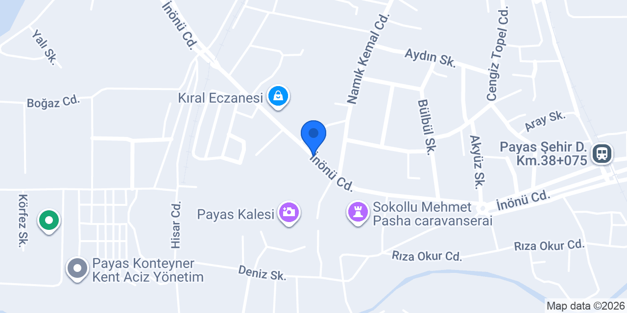 Payas 1 Nolu Aile Sağlığı Merkezi konumu