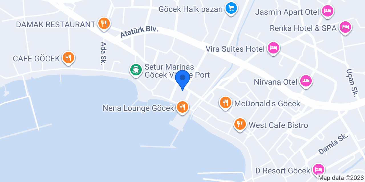 Buldans Göcek konumu