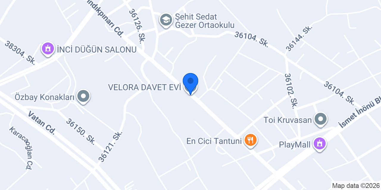 VELORA DAVET EVİ konumu