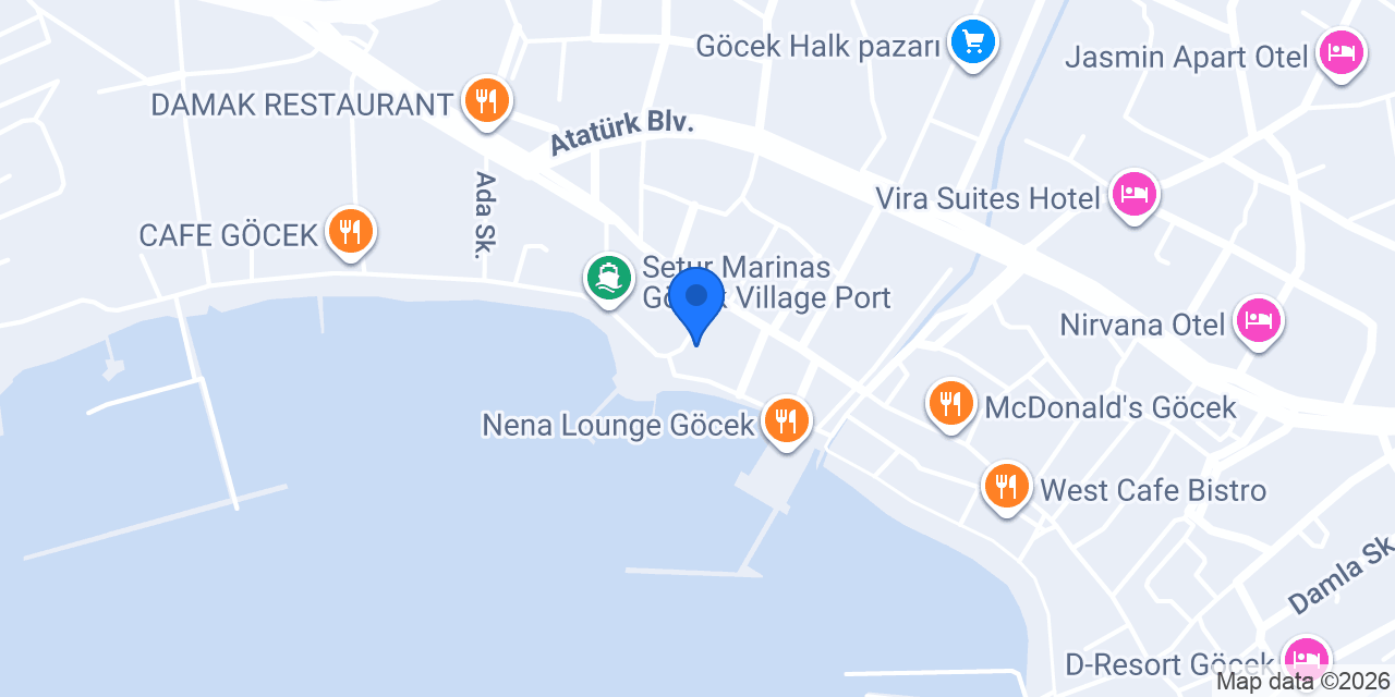 Gocek Dim Elit Hotel konumu