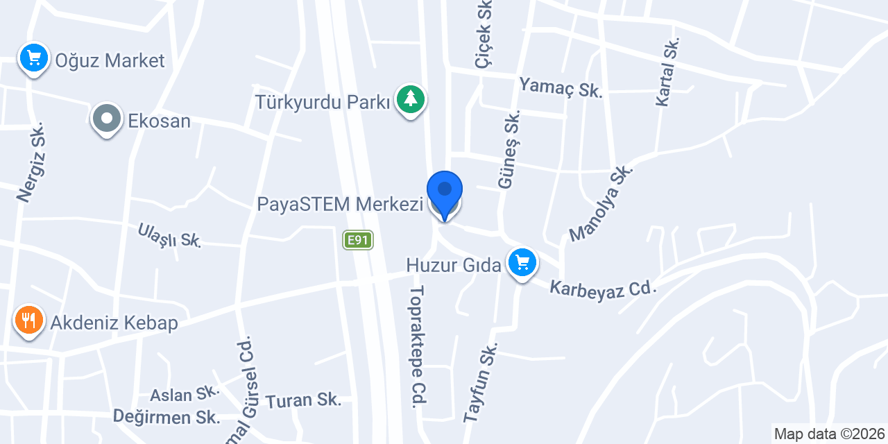 PayaSTEM Merkezi konumu