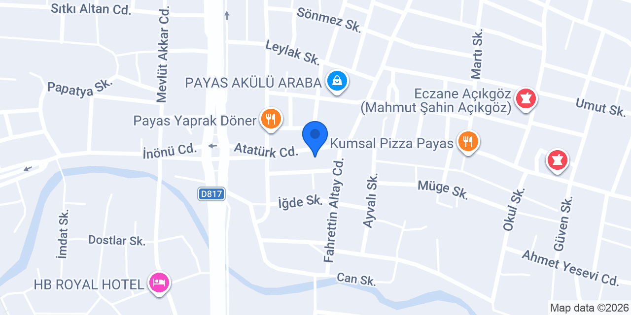 Özaydın Kitap Kırtasiye konumu