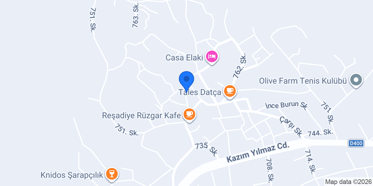 Değirmen Datça Turizm Konutu konumu