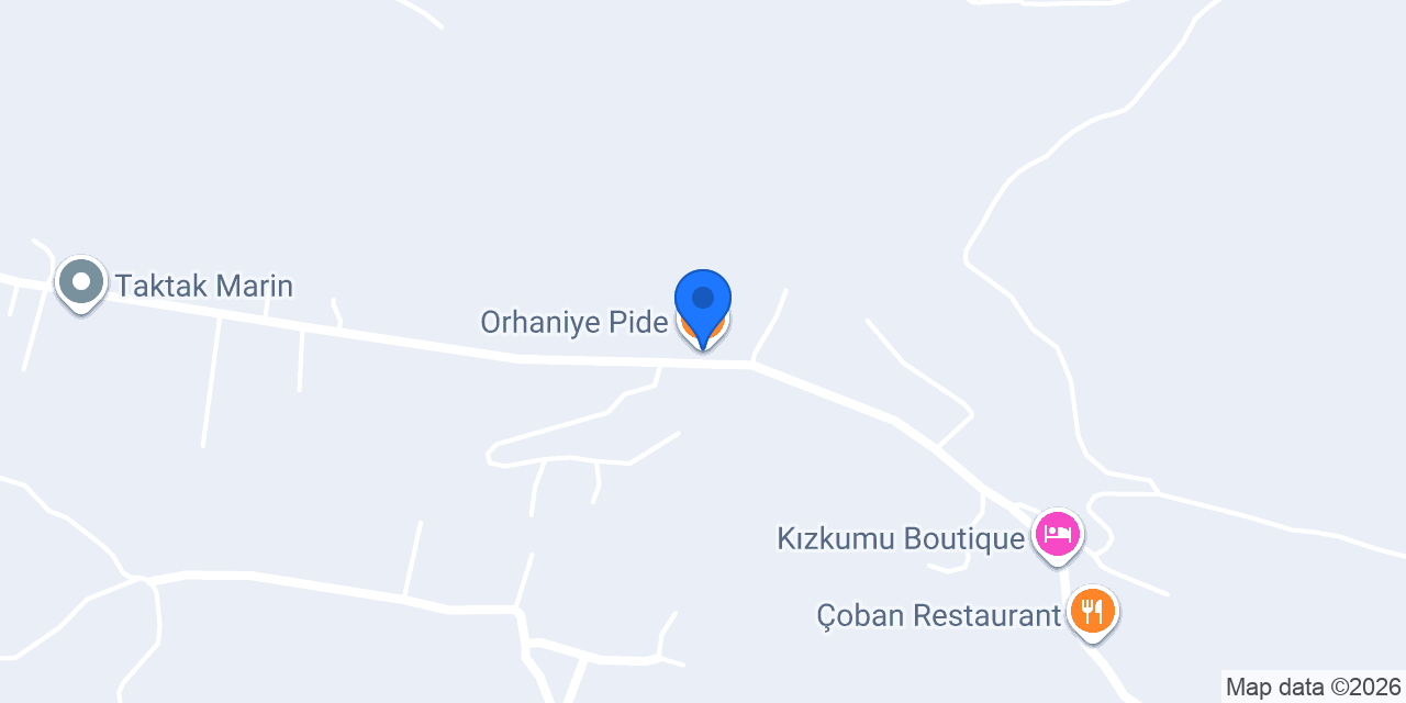 Orhaniye Pide konumu