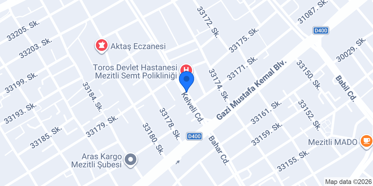 Mersin Miya Çiçekcilik konumu