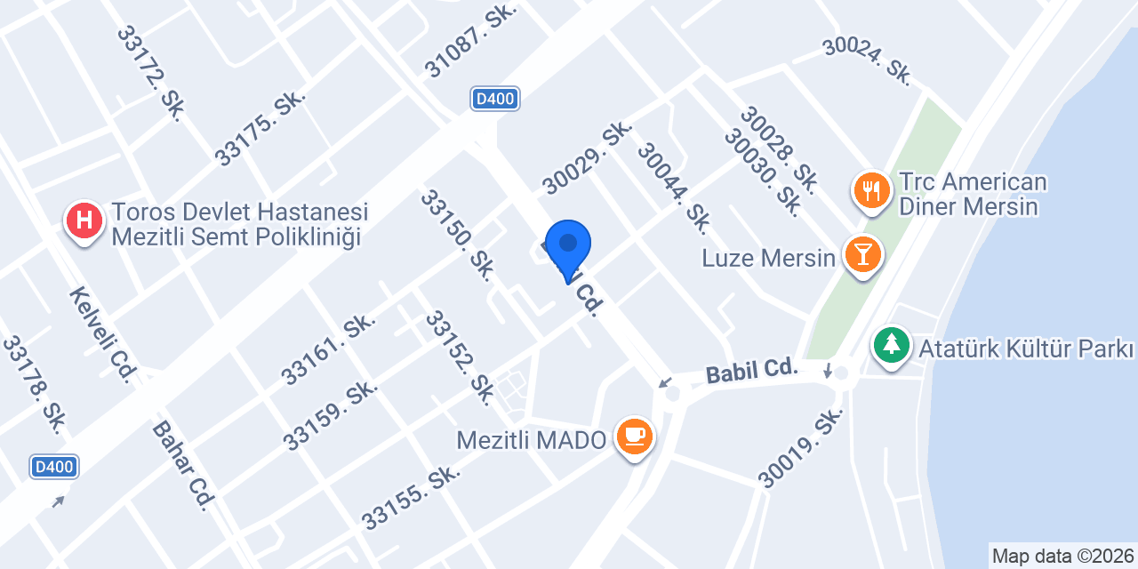 Mezitli Optik konumu