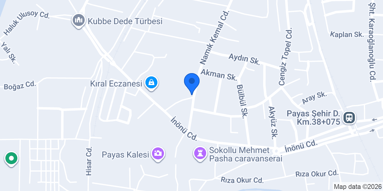 Payas Battalbey Çiğköfte konumu