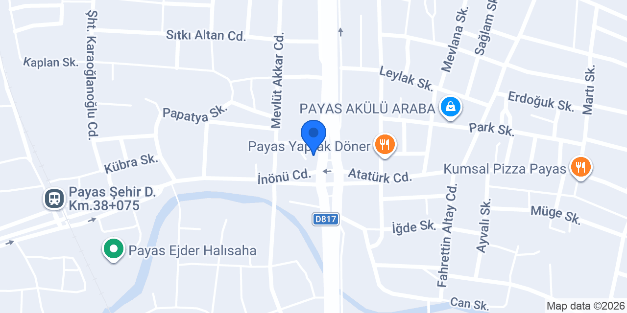 PAYAS TAKSİ DURAĞI konumu