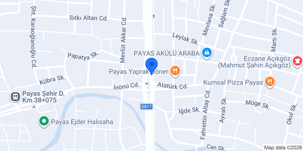 Sürat Kargo Payas Şube konumu