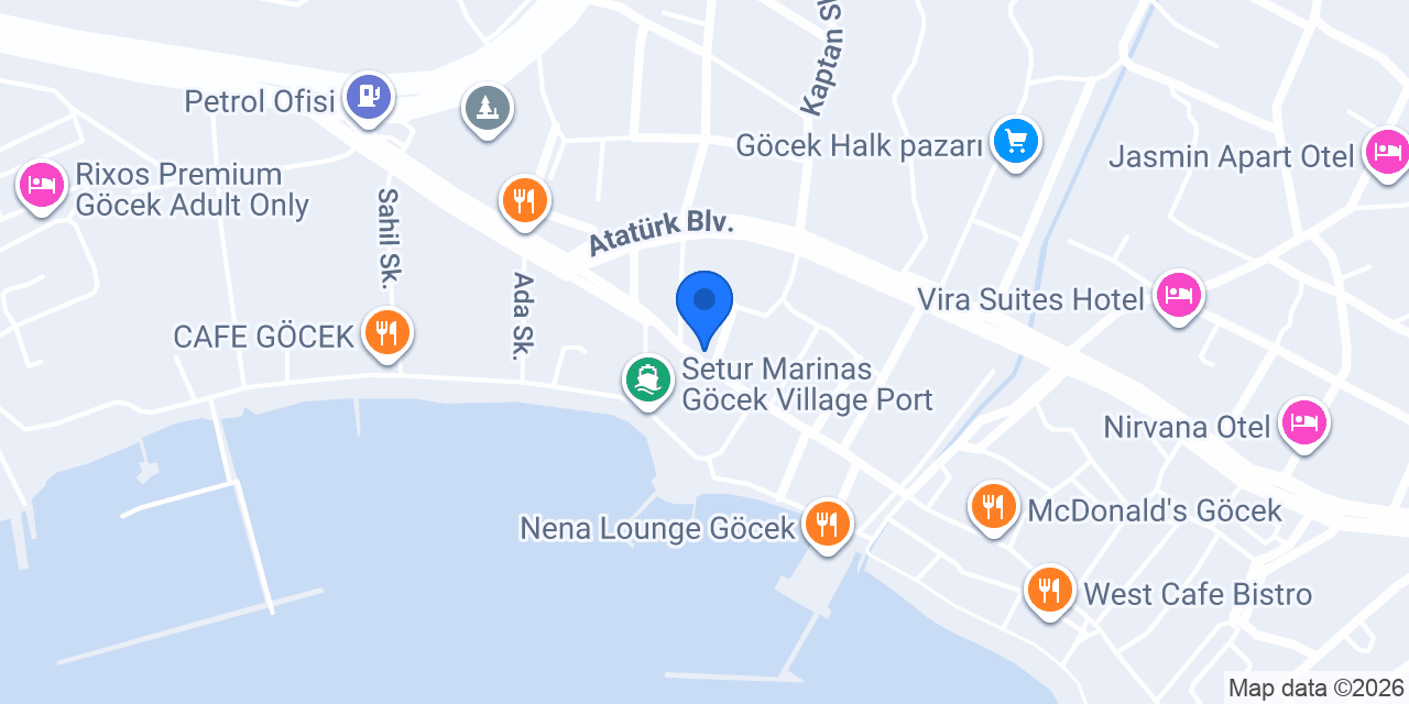 Göcek konumu