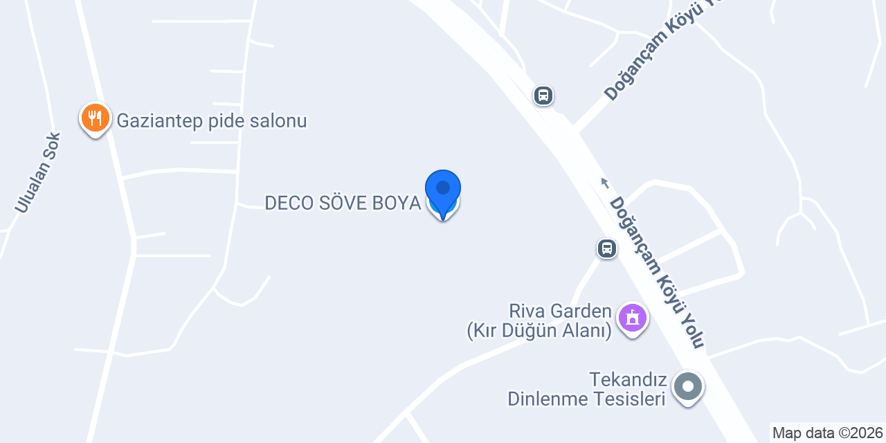 DECO SÖVE BOYA konumu