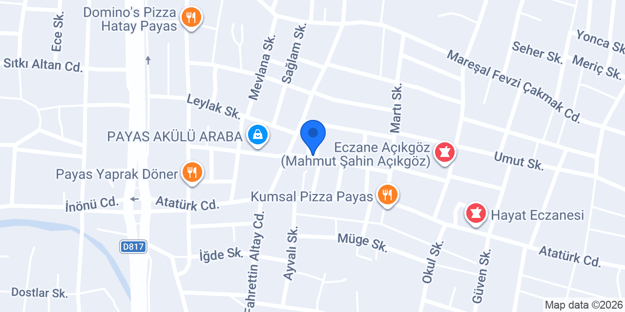 Doğtaş Exclusive - Hatay Payas konumu