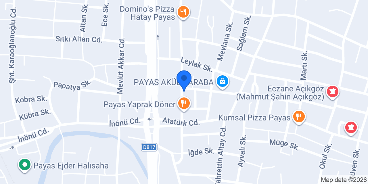 PAYAS EN YAKIN TAKSİ konumu