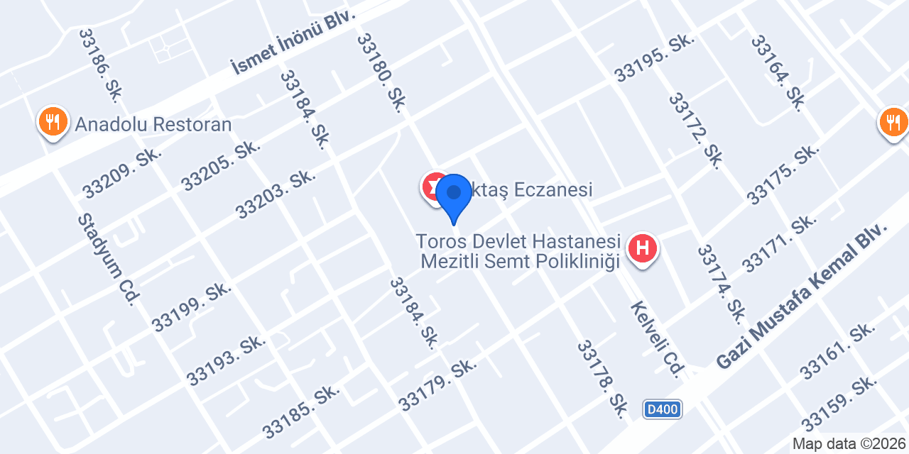 Anatolia Eczanesi, Mezitli/Mersin konumu