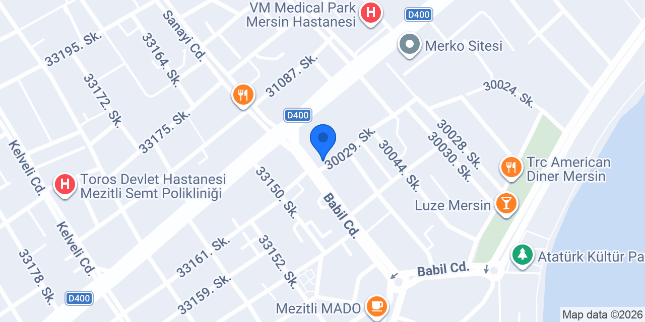 Modelce Halı & Mobilya Mağazaları konumu