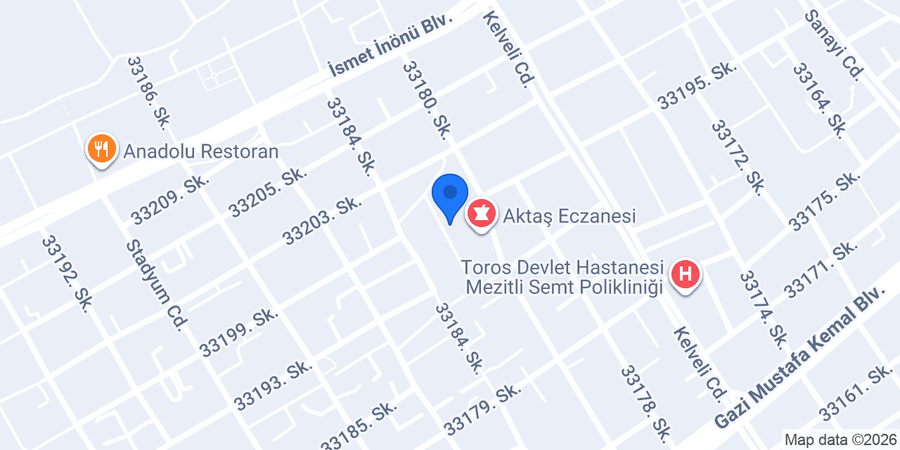 Yeni Gözde Fırını konumu