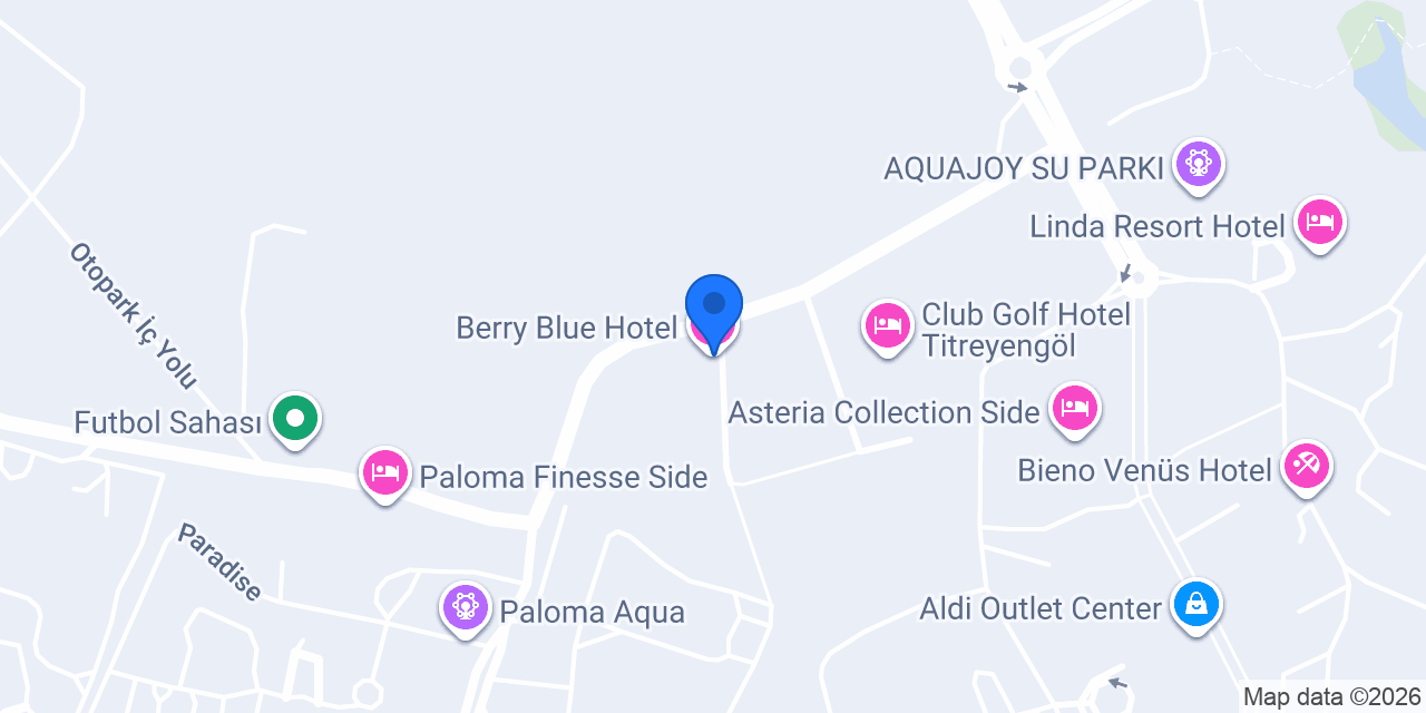 Berry Blue Hotel konumu