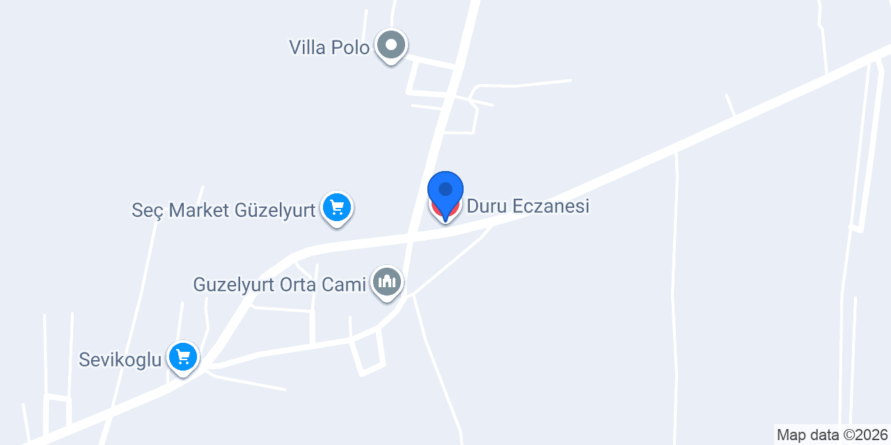 Duru Eczanesi konumu