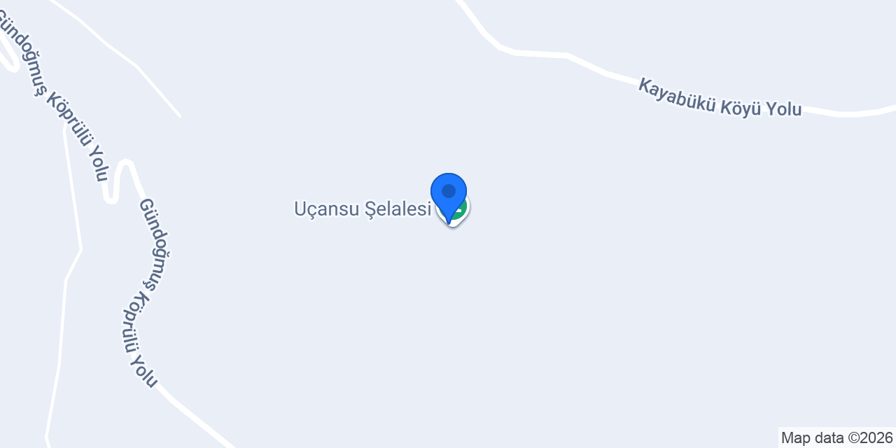 Uçansu camping restaurant konumu