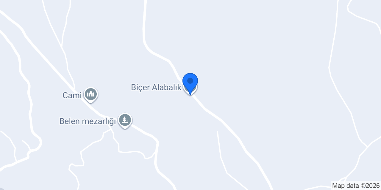 Biçer Alabalık konumu