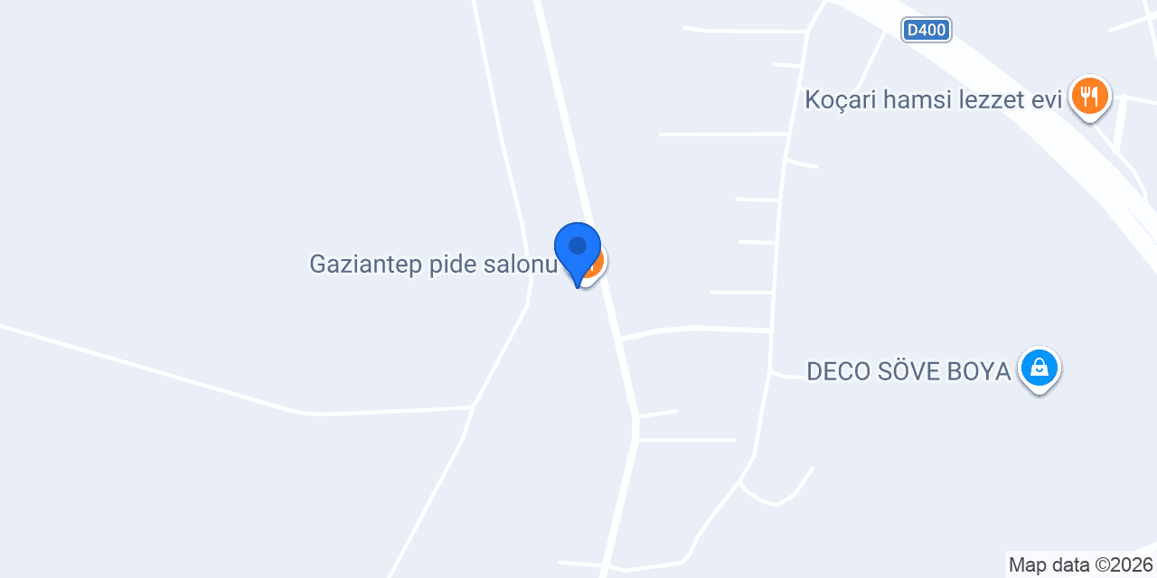 Gaziantep pide salonu konumu