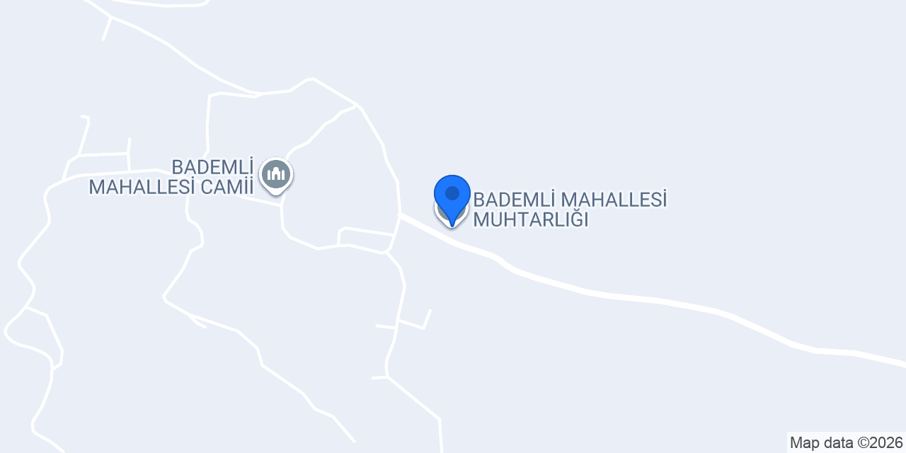 BADEMLİ MAHALLESİ MUHTARLIĞI konumu
