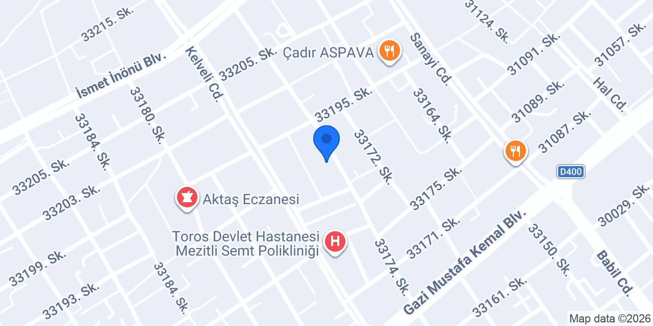 Zeytin Eczanesi konumu