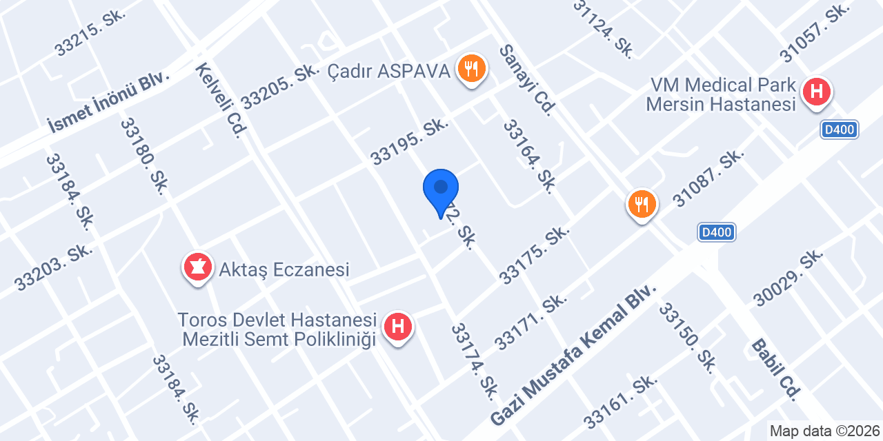Mersin Hobi Benartcraft konumu