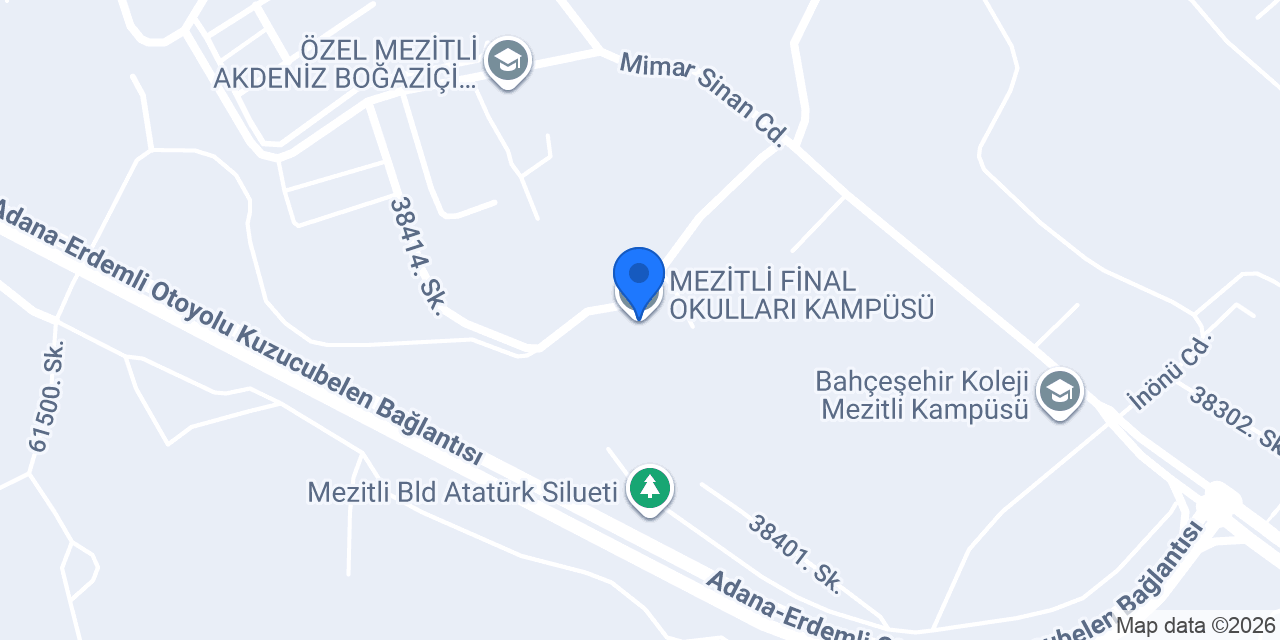 MEZİTLİ FİNAL OKULLARI KAMPÜSÜ konumu