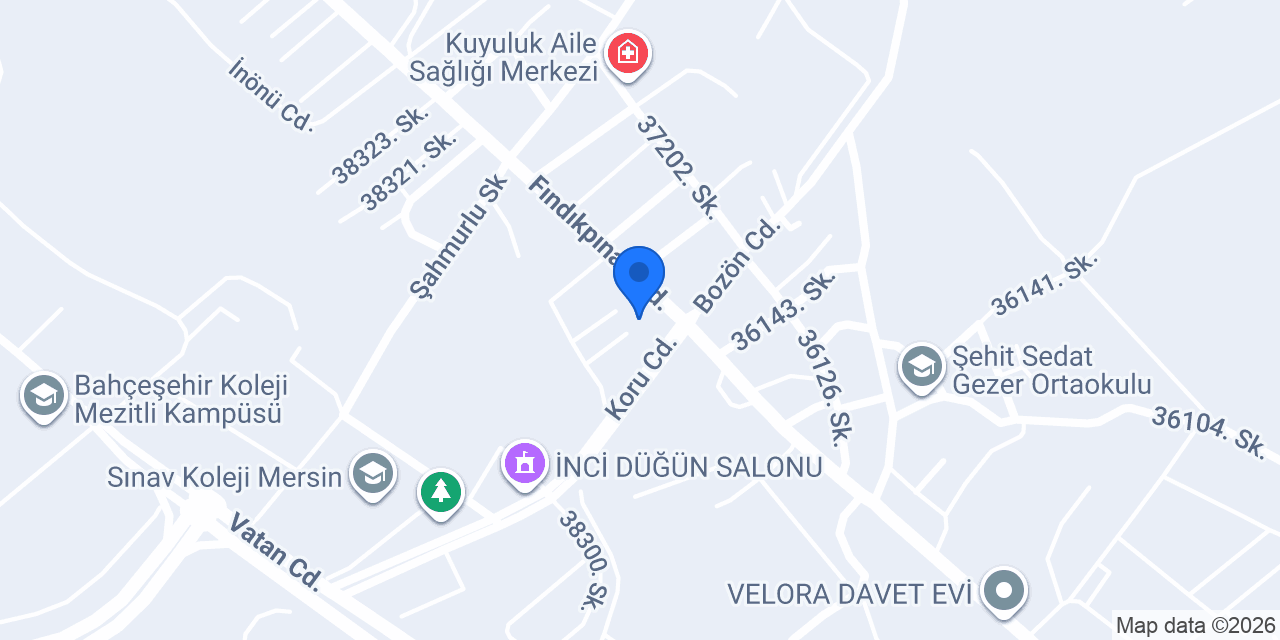 Mersin Hedef Av Bayii konumu