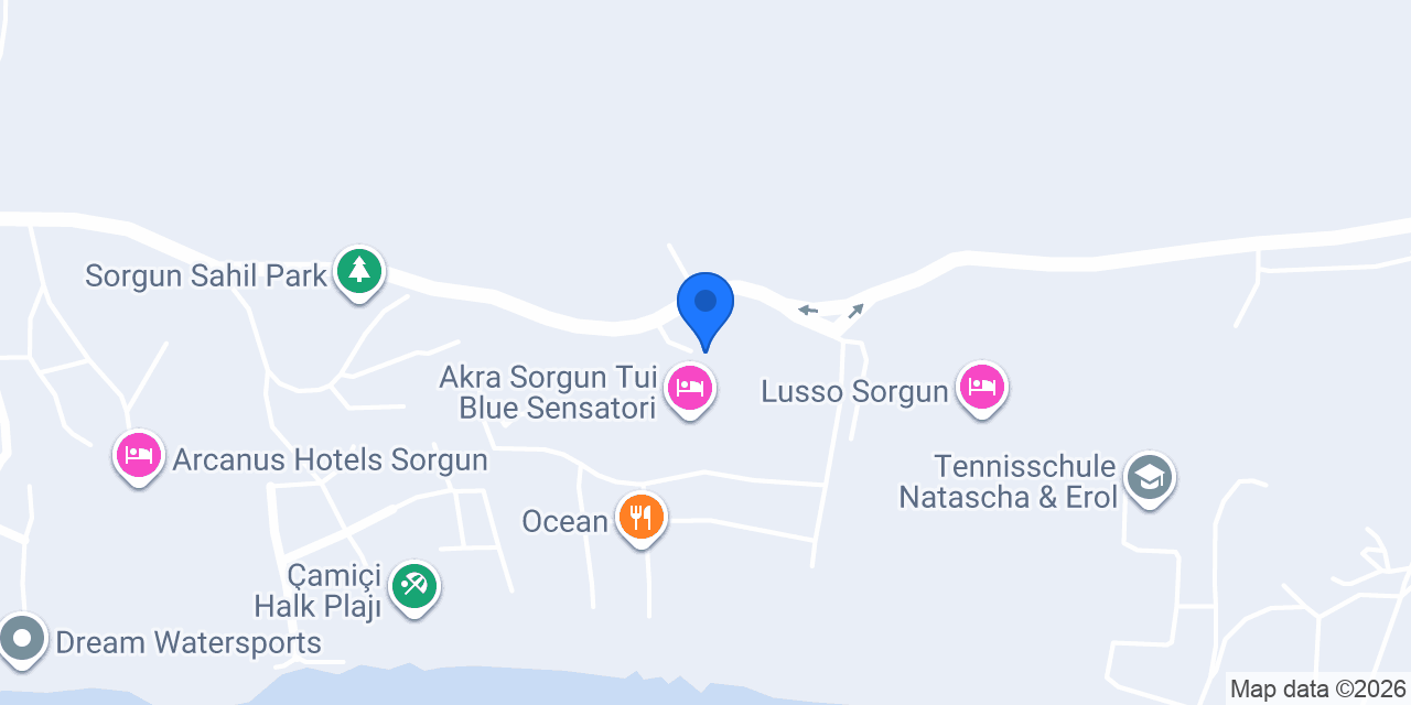 Barut Sorgun Sensatori konumu