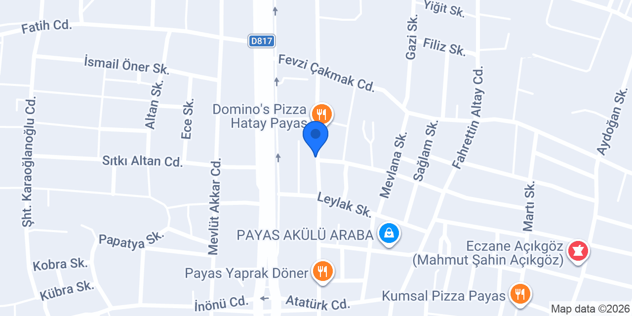 Atılgan döner kebap salonu konumu