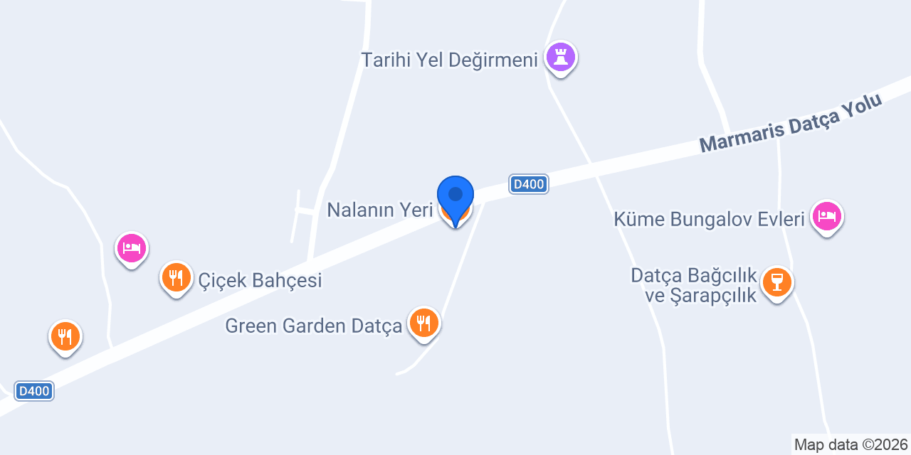 Nalanın Yeri konumu