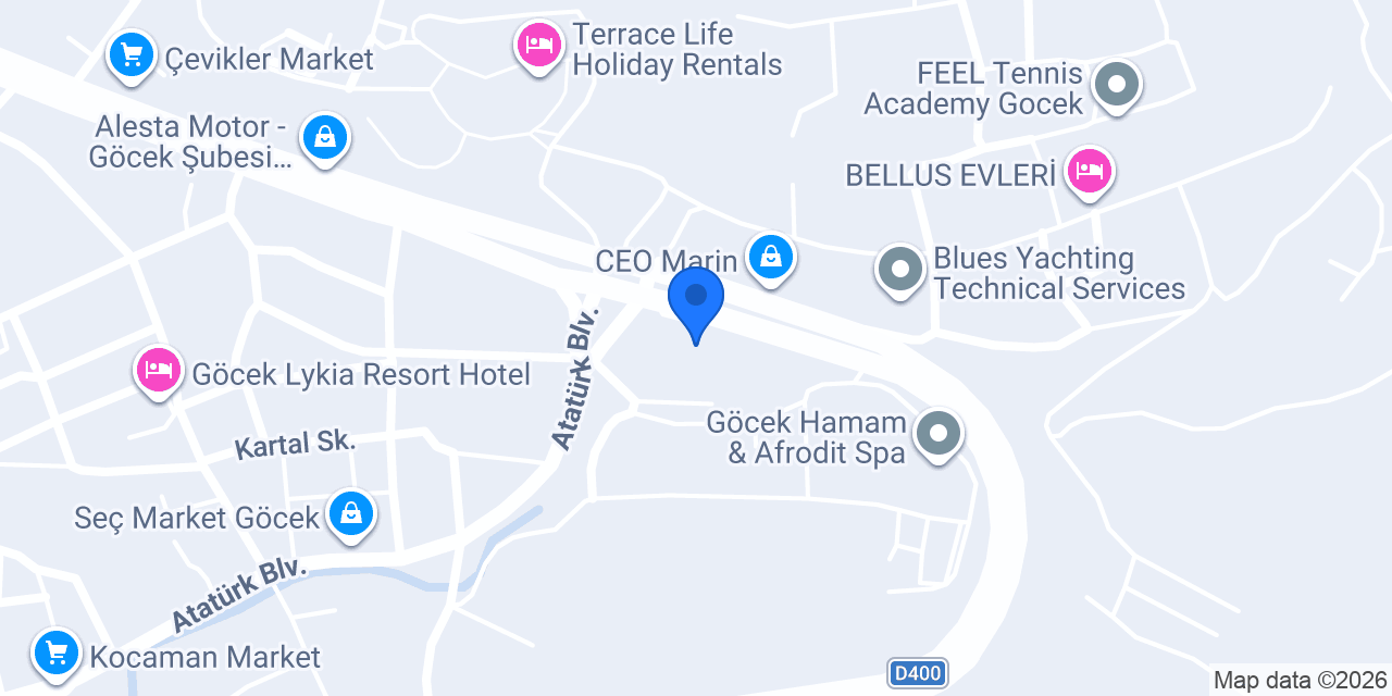 Marshall - Ersoy Tunç Yapı Market konumu