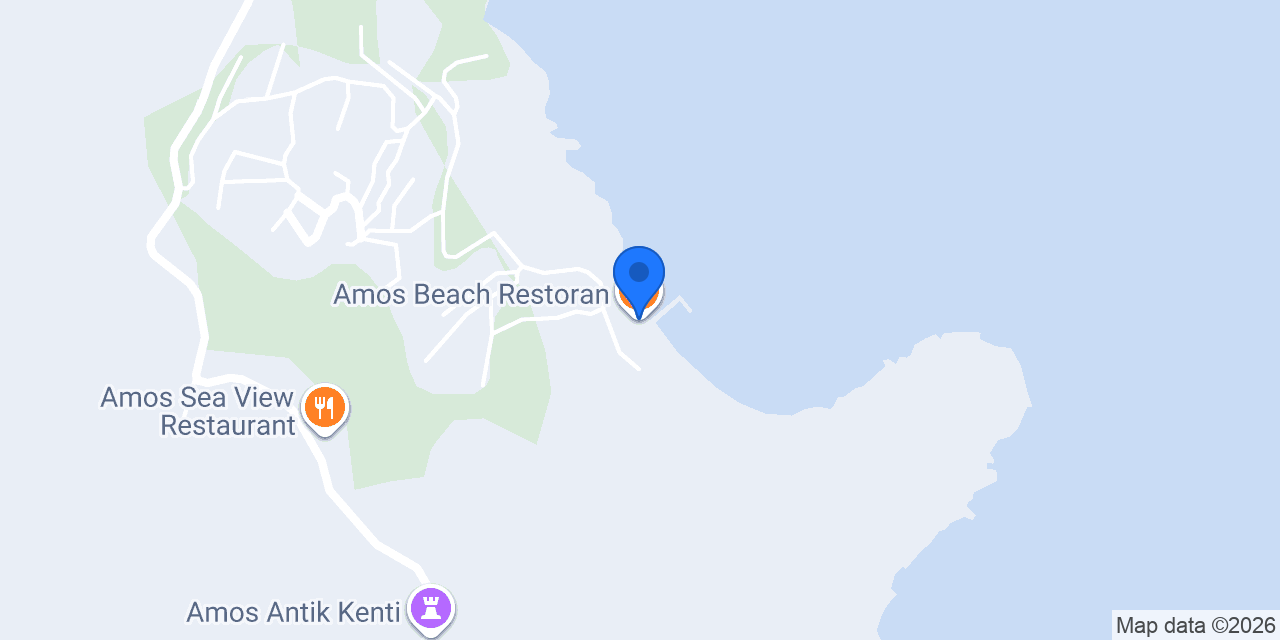 Amos Beach Restoran konumu