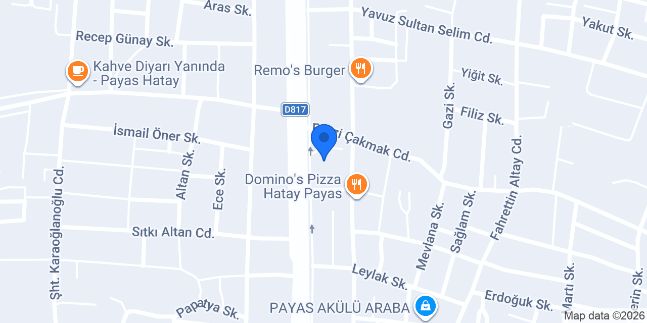 ŞAFAK OTOMOTİV konumu