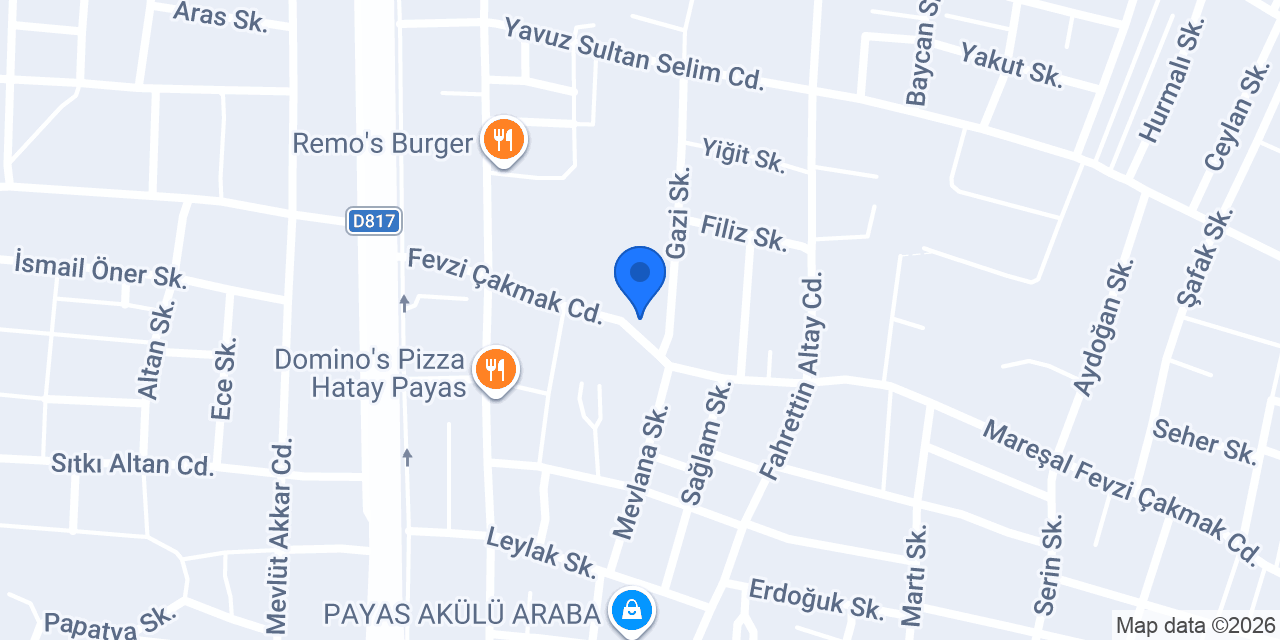 PAYAS RENK REKLAM konumu